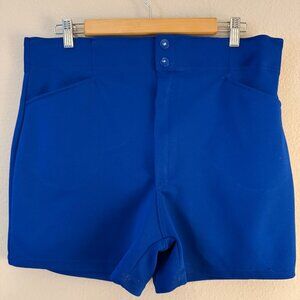 Vintage Men's Spalding Bright Blue Short Shorts